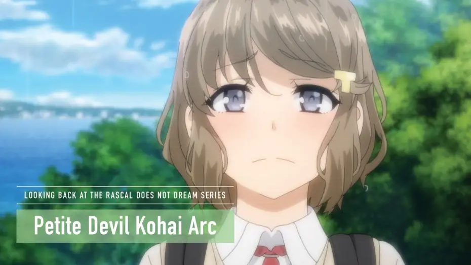 Video for the series Rascal Does Not Dream of Bunny Girl Senpai — Rascal Does Not Dream Series - Petite Devil Kohai Arc [Subtitled]