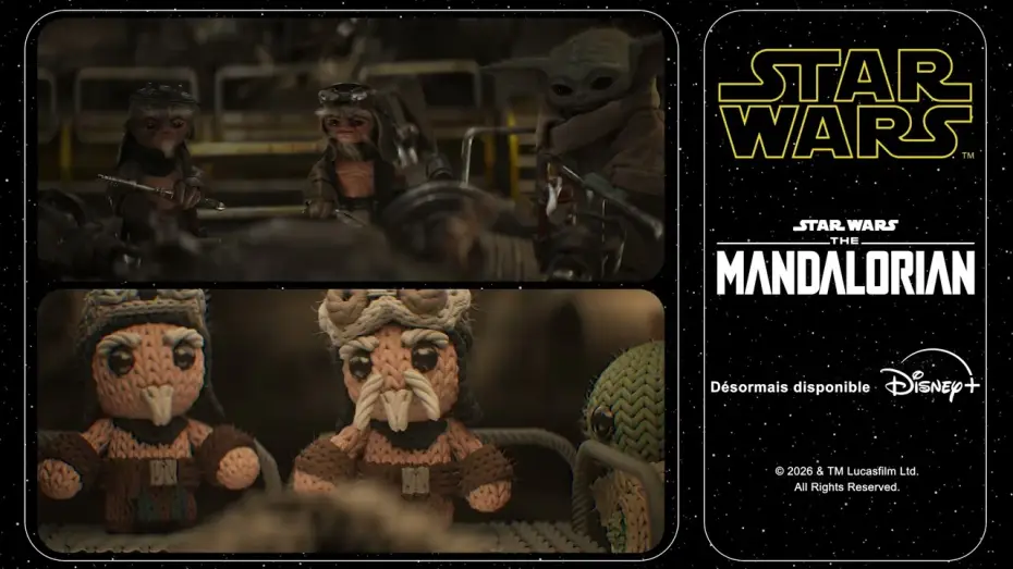 Видео к сериалу The Mandalorian — The Mandalorian - Bonus : Bébé rebelle, pas de câlins