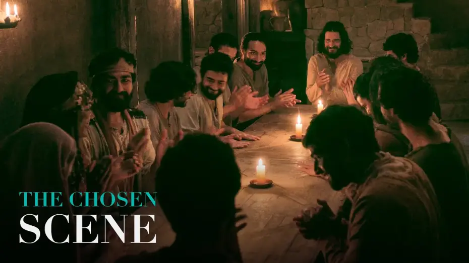 Видео к сериалу The Chosen — Jesus and the Disciples Celebrate Hanukkah (The Chosen Scene)
