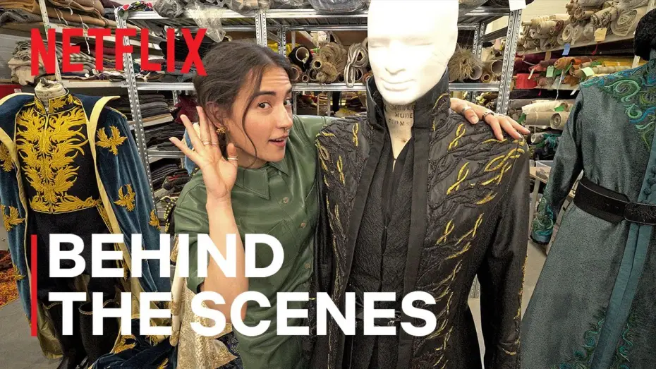 Video for the series Shadow and Bone — Costume Shop Tour with Jessie Mei Li and Patrick Gibson