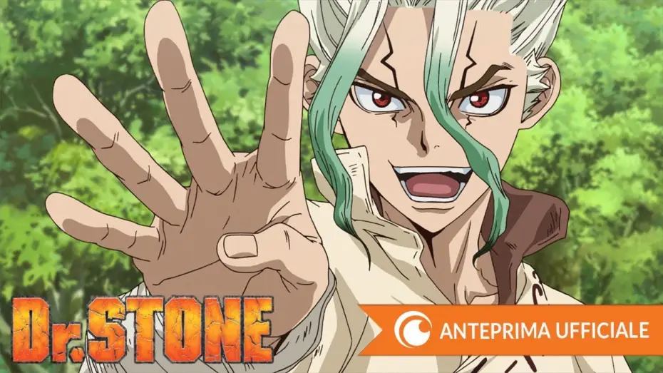 Видео к сериалу Dr. STONE — Anteprima Ufficiale