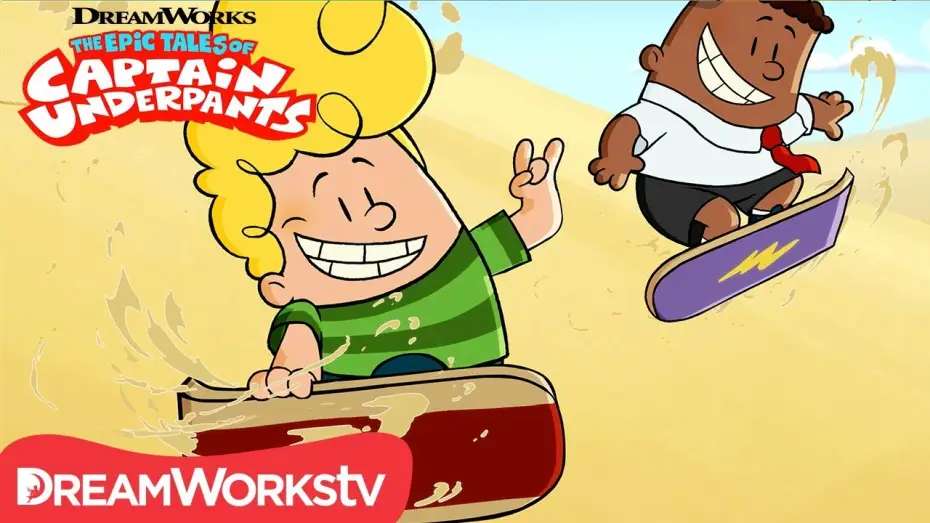 Video for the series The Epic Tales of Captain Underpants — A World Without Homework | DREAMWORKS THE EPIC TALES OF CAPTAIN UNDERPANTS