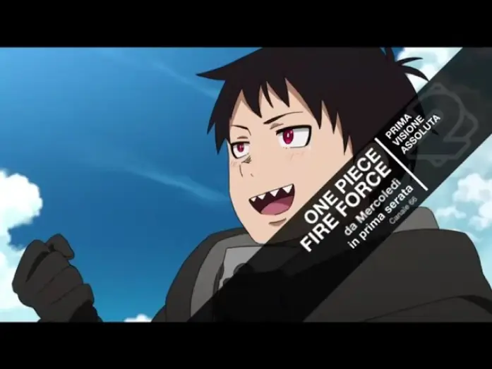 Video for the series Fire Force — Promo - One Piece Punk Hazard + Fire Force - 1ªTV - Italia 2