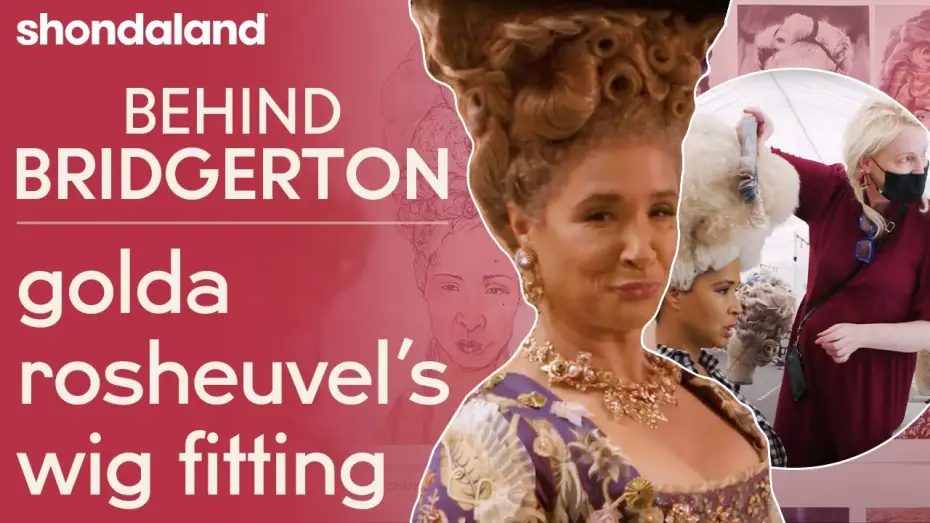 Video for the series Bridgerton — Behind Bridgerton Outtake: Golda Rosheuvel's Wig Fitting | Shondaland
