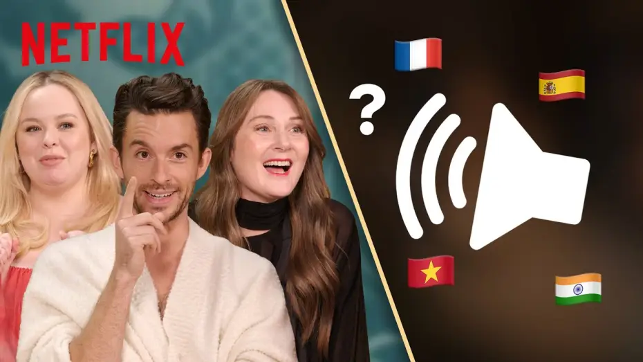Video for the series Bridgerton — Can the Bridgerton Cast Guess the Bridgerton Dub? | Netflix
