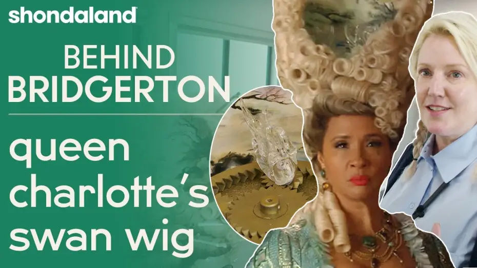 Video for the series Bridgerton — Behind Bridgerton Outtake: A Peek Inside Queen Charlotte's Wigs | Shondaland