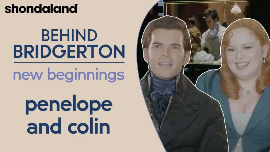 Video for the series Bridgerton — Behind Bridgerton - New Beginnings: Penelope and Colin | Shondaland