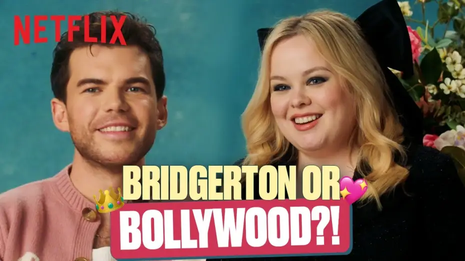 Video for the series Bridgerton — Guessing The Plot: Bridgerton OR Bollywood ❤️ Ft. Luke Newton & Nicola Coughlan