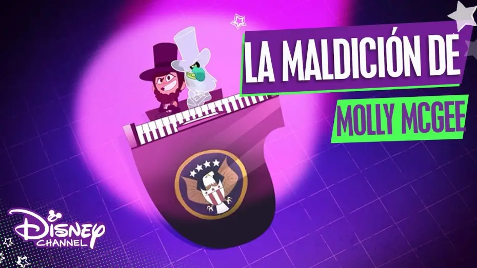 Видео к сериалу The Ghost and Molly McGee — La Maldición de Molly McGee: Abraham Lincoln | Disney Channel Oficial