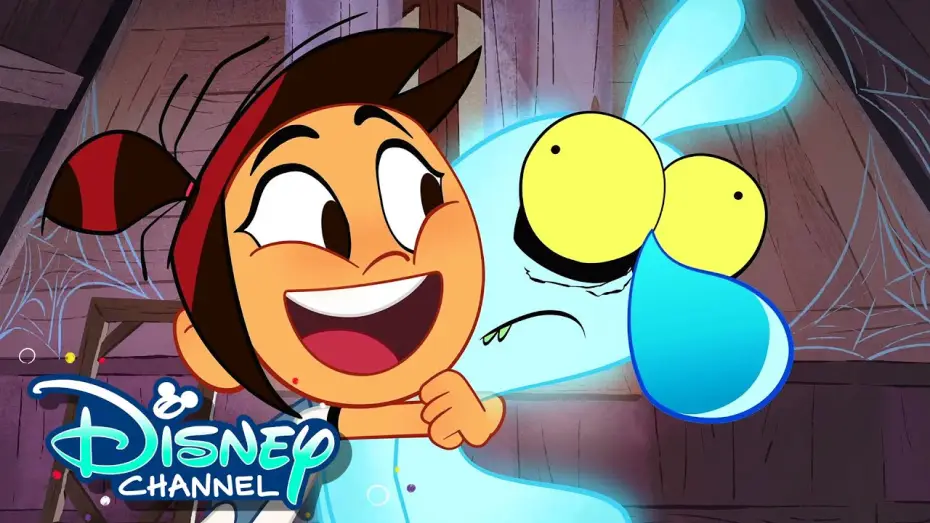Видео к сериалу The Ghost and Molly McGee — Scratch and Molly McGee Meet | The Ghost and Molly McGee | Comic-Con 2021 | Disney Channel Animation