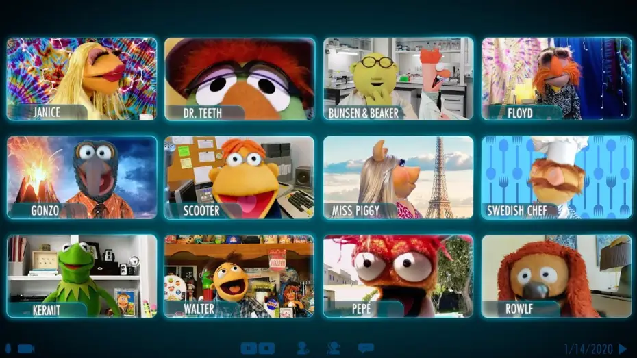 Video for the series Muppets Now — The Muppets Video Call | Muppets Now | Disney+