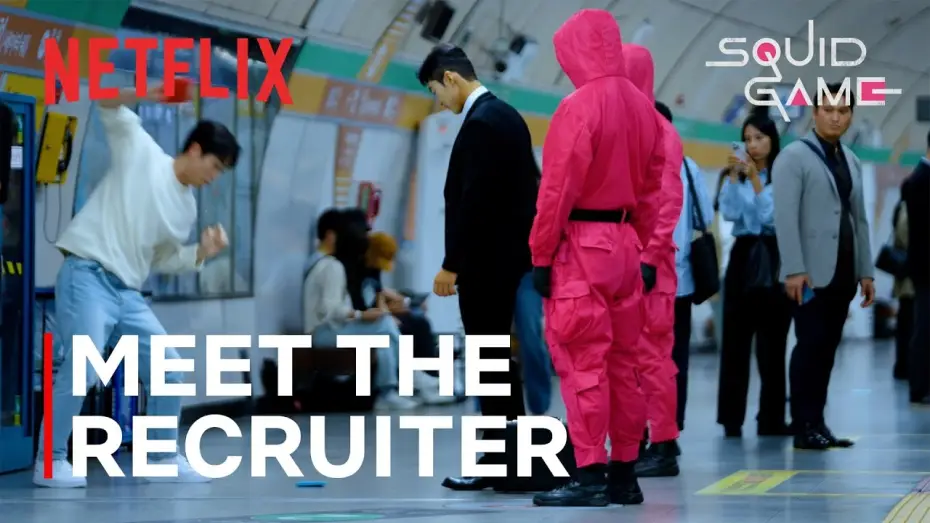 Video for the series Squid Game — The Recruiter Appears in Seoul and Busan - Season 2 [ENG SUB]