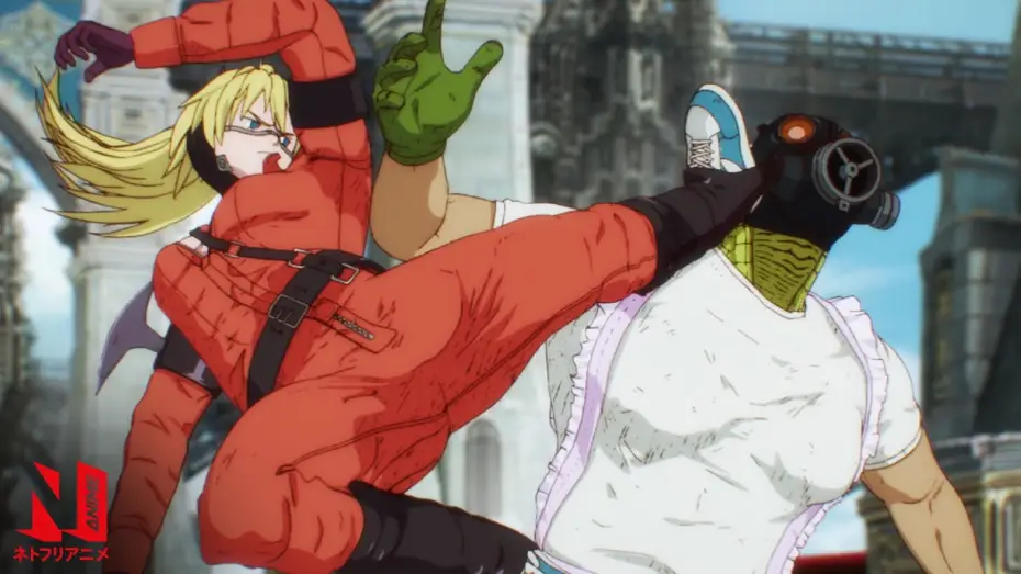 Видео к сериалу Dorohedoro — Multi-Audio Clip: Caiman and Nikaido's Epic Fight