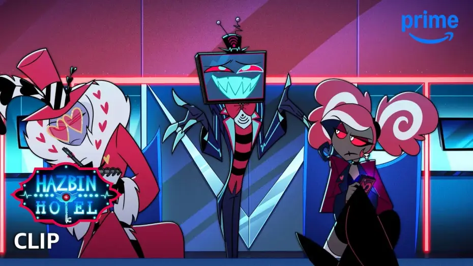 Video for the series Hazbin Hotel — The Vees Meeting - Season 2 Clip
