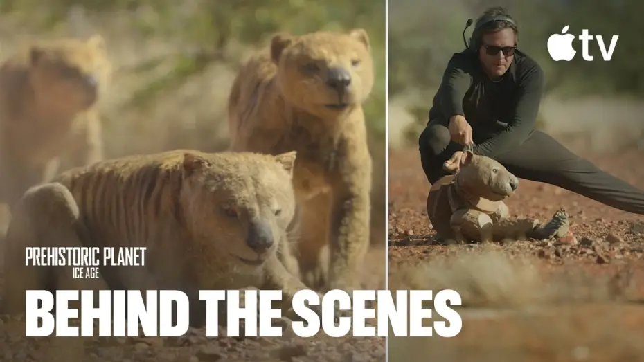 Video for the series Prehistoric Planet — Ice Age - Season 3: Puppet Behind the Scenes