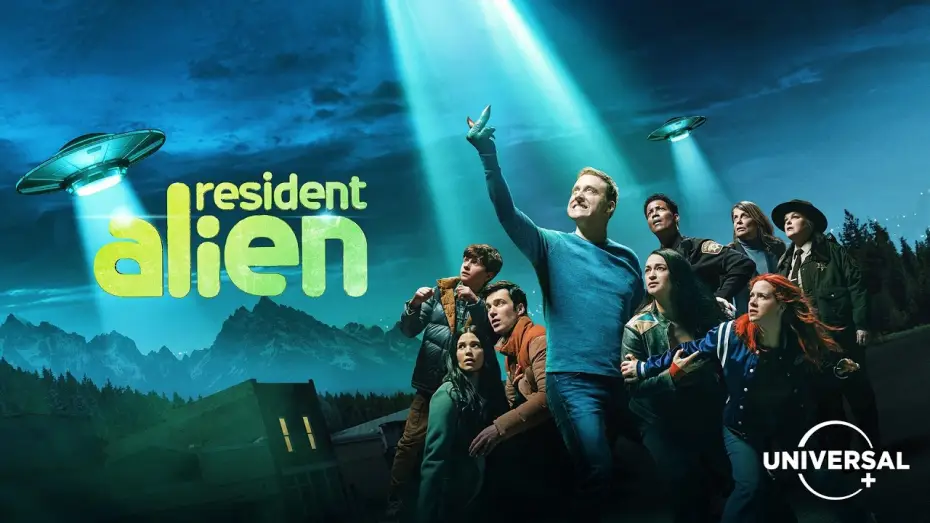 Видео к сериалу Resident Alien — Prêts pour une petite visite privée ? 😉Resident Alien | Saisons 1 à 3 | À la demande sur Universal+.