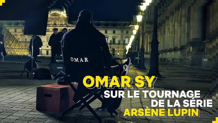 Video for the series Lupin — Omar Sy sur le tournage de la série Arsène Lupin