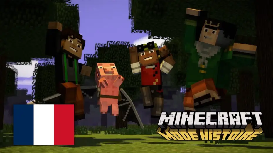 Video for the series Minecraft: Story Mode — MCSM Netflix Trailer | FRENCH/FRANÇAIS