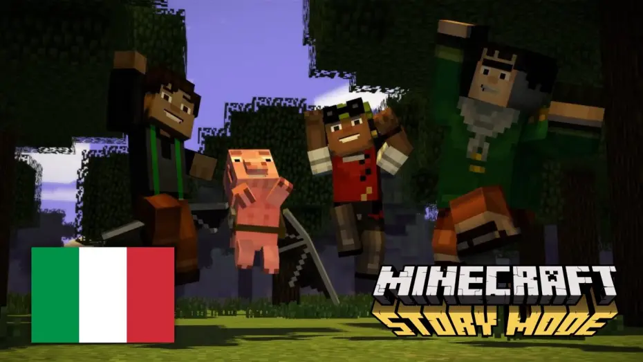 Video for the series Minecraft: Story Mode — MCSM Netflix Trailer | ITALIAN/ITALIANO