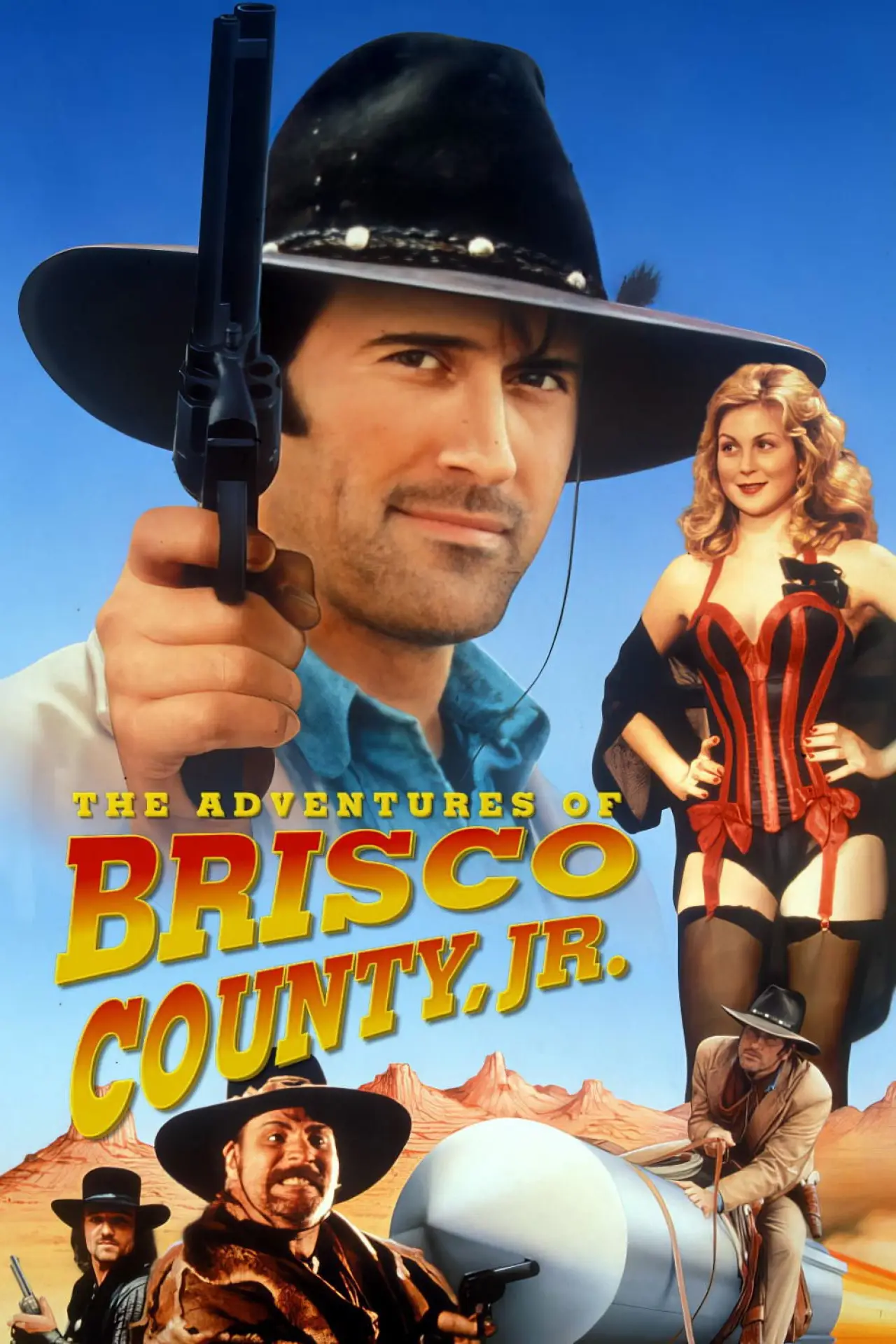 Series poster "The Adventures of Brisco County, Jr."