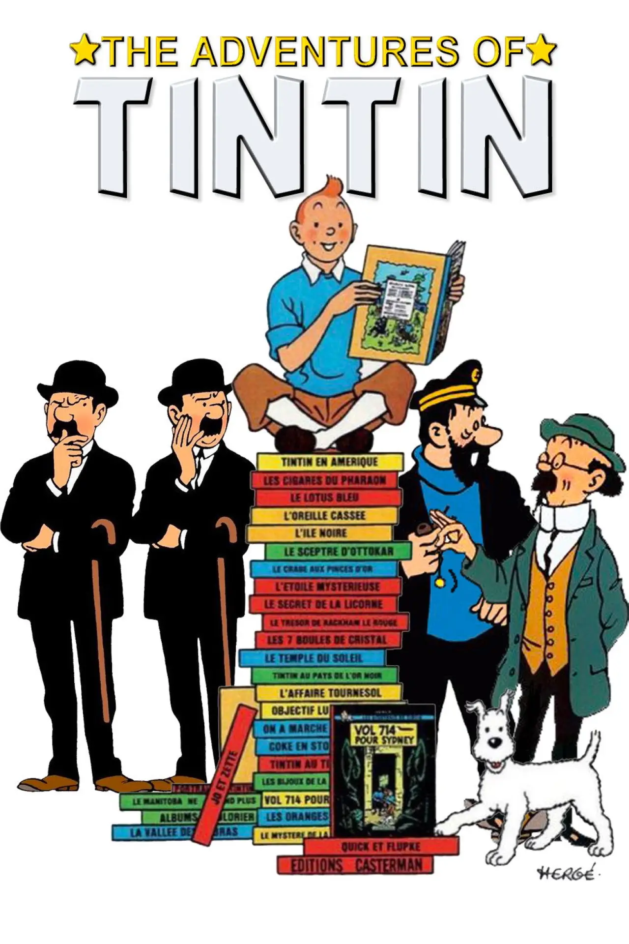 Series poster "The Adventures of Tintin"