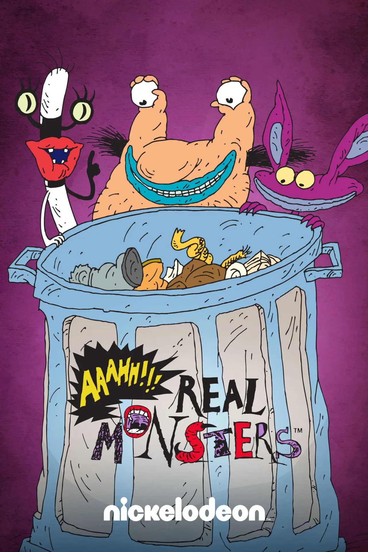Постер к сериалу "Aaahh!!! Real Monsters"