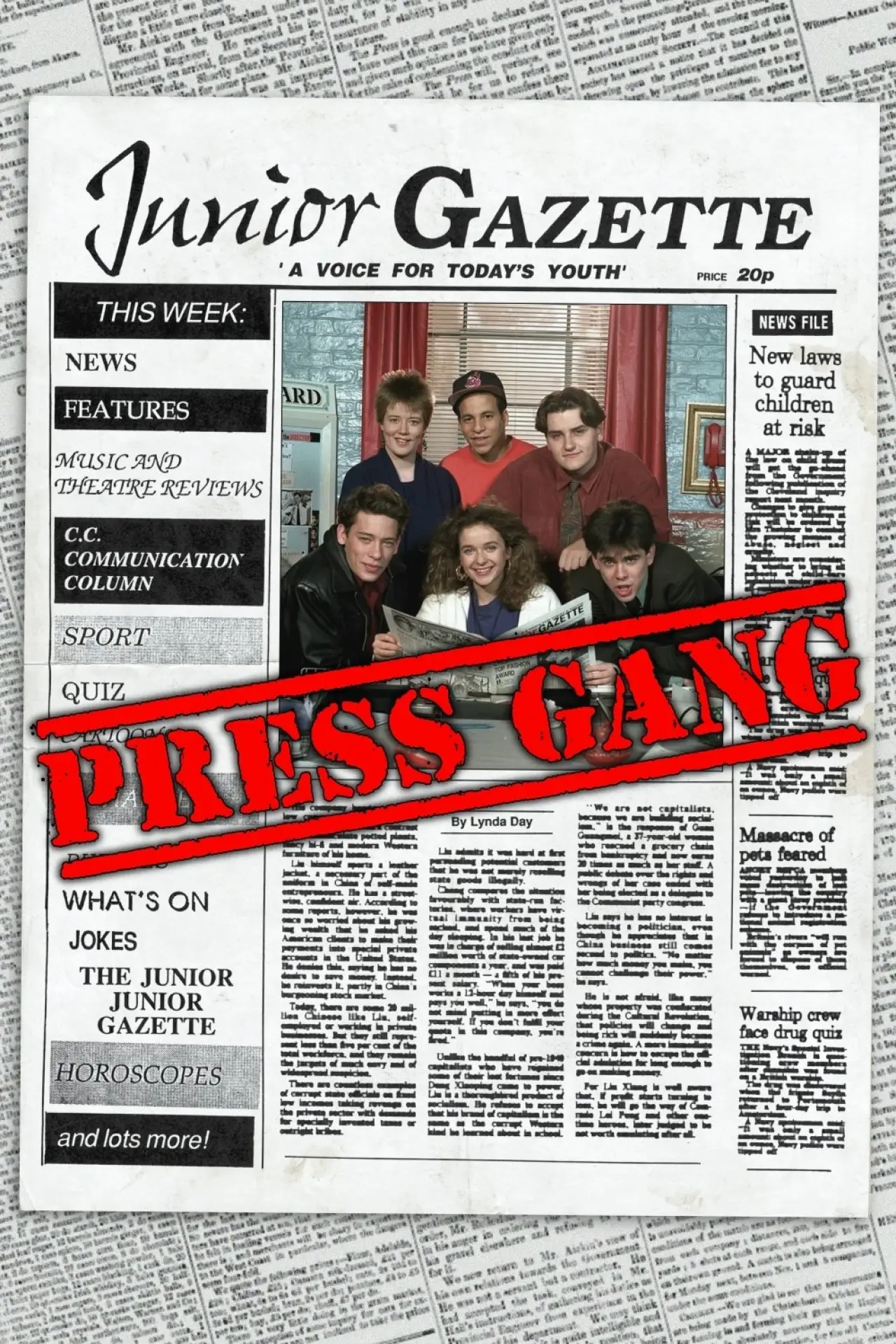 Series poster "Press Gang"