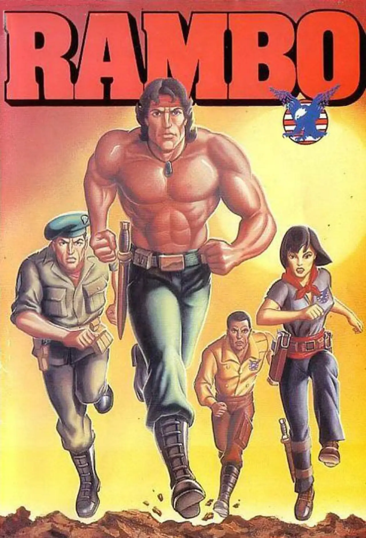 Series poster "Rambo: The Force of Freedom"