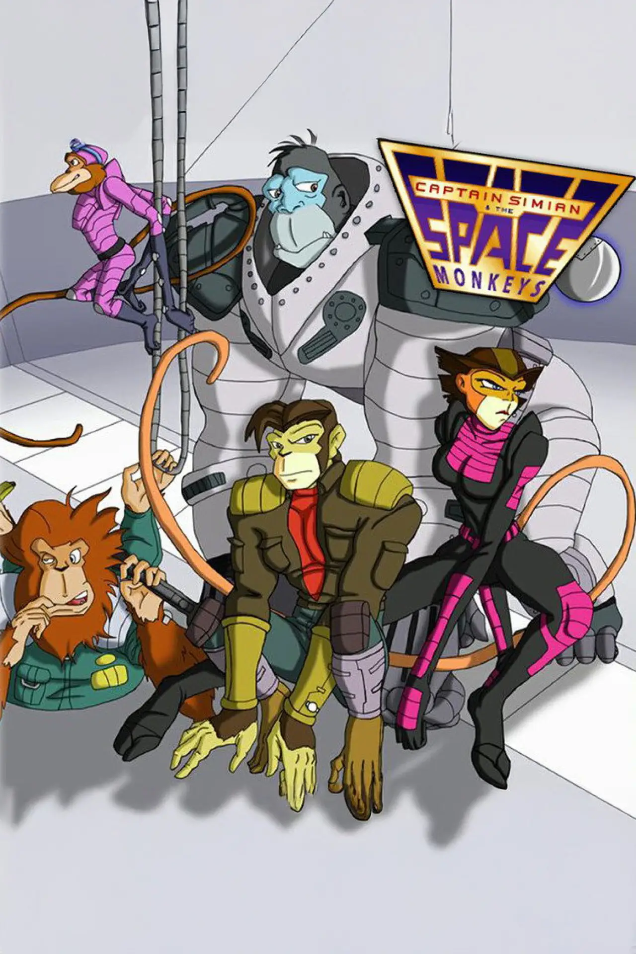 Series poster "Captain Simian & the Space Monkeys"