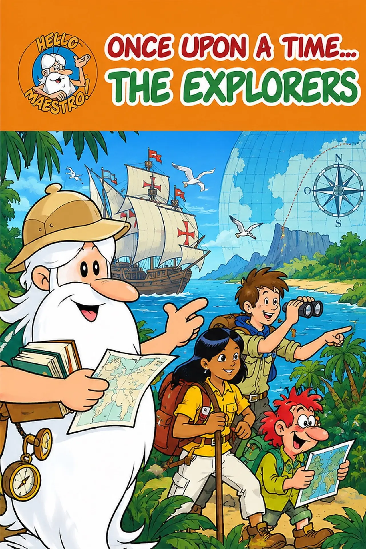 Series poster "Once Upon a Time... The Explorers"