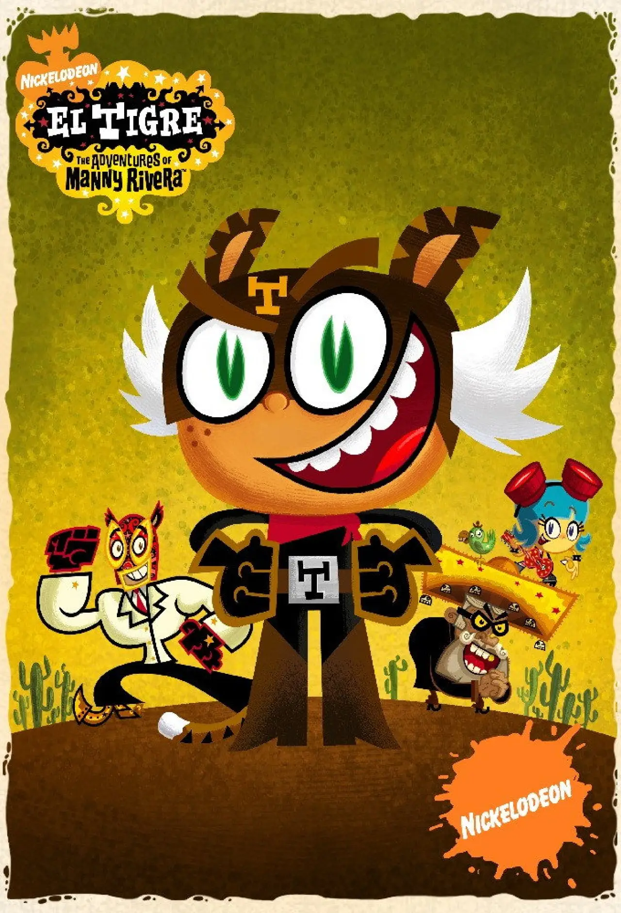 Series poster "El Tigre: The Adventures of Manny Rivera"