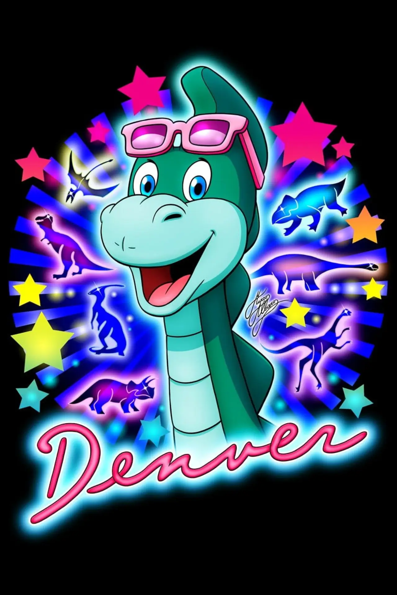 Series poster "Denver, the Last Dinosaur"