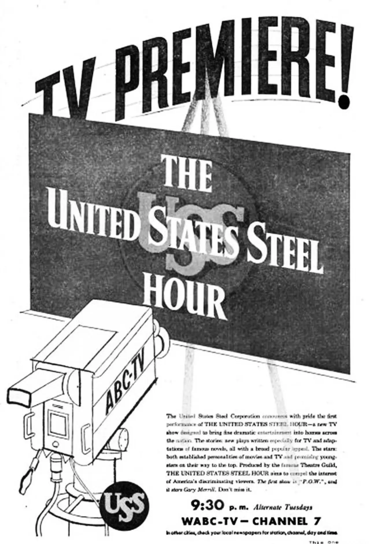 Series poster "The United States Steel Hour"