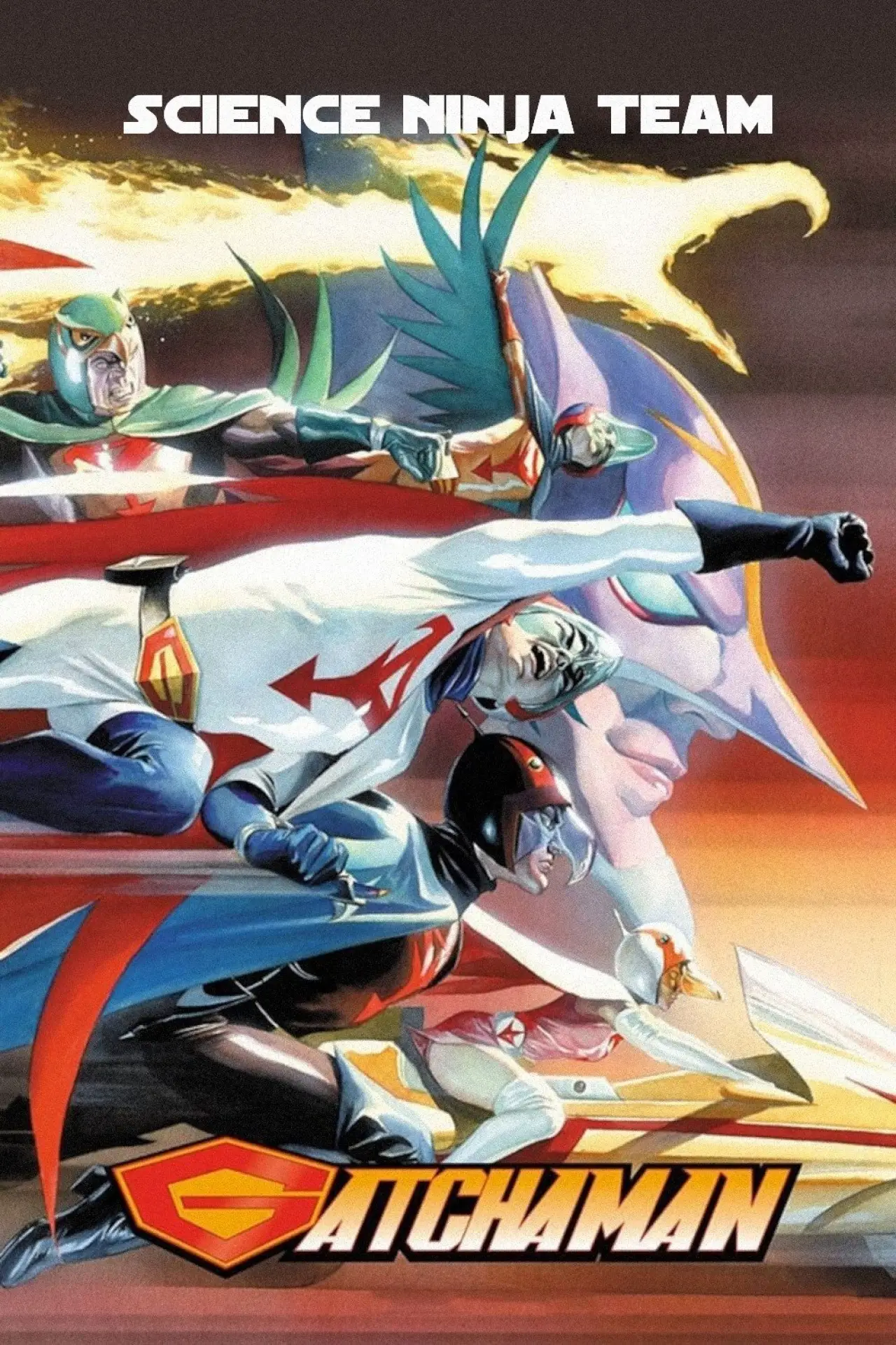 Постер к сериалу "Science Ninja Team Gatchaman"