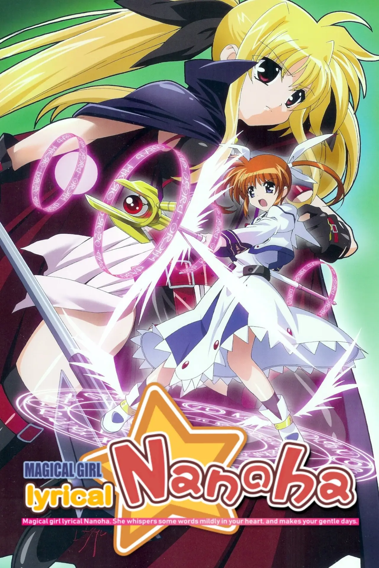 Постер к сериалу "Magical Girl Lyrical Nanoha"
