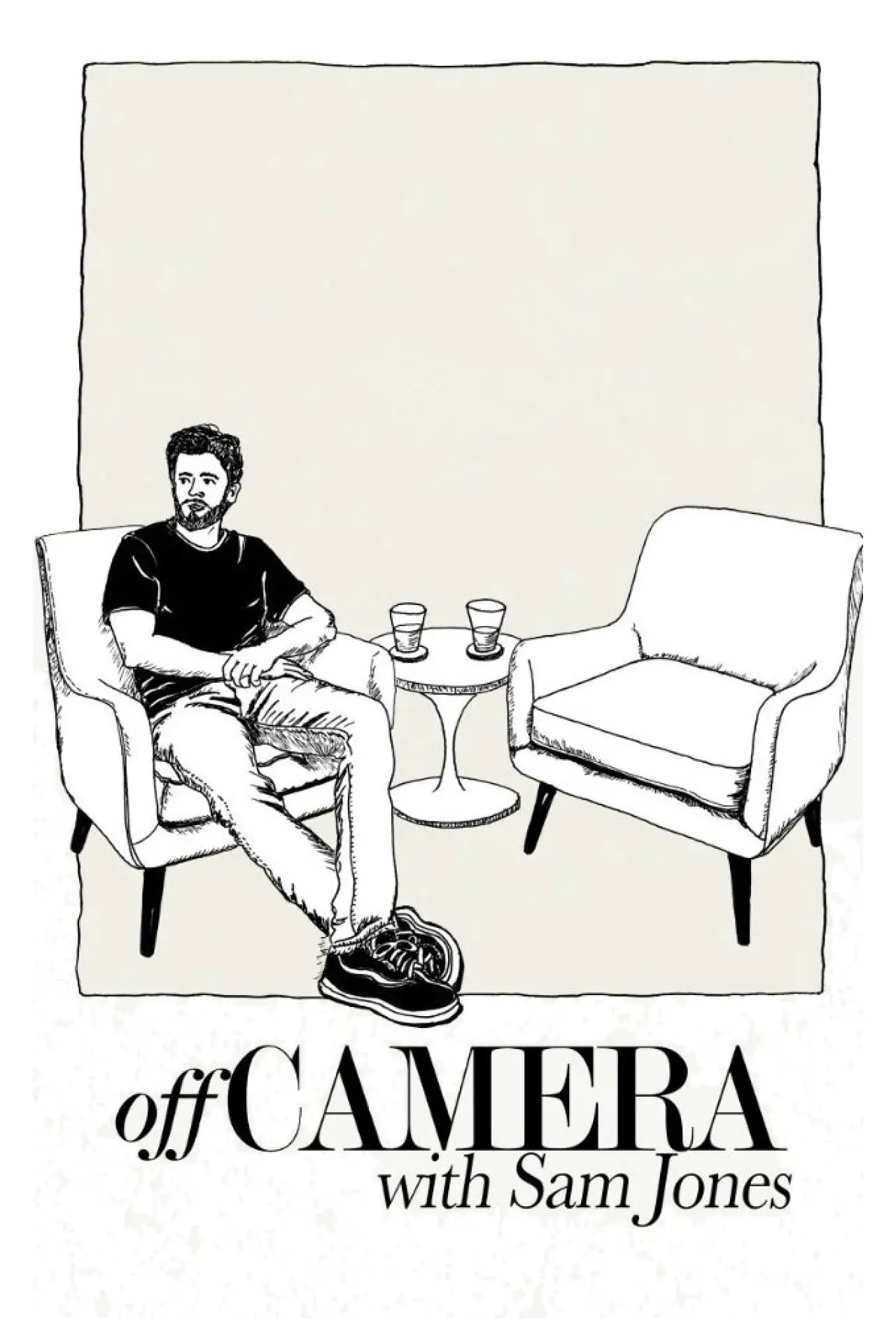Series poster "Off Camera with Sam Jones"