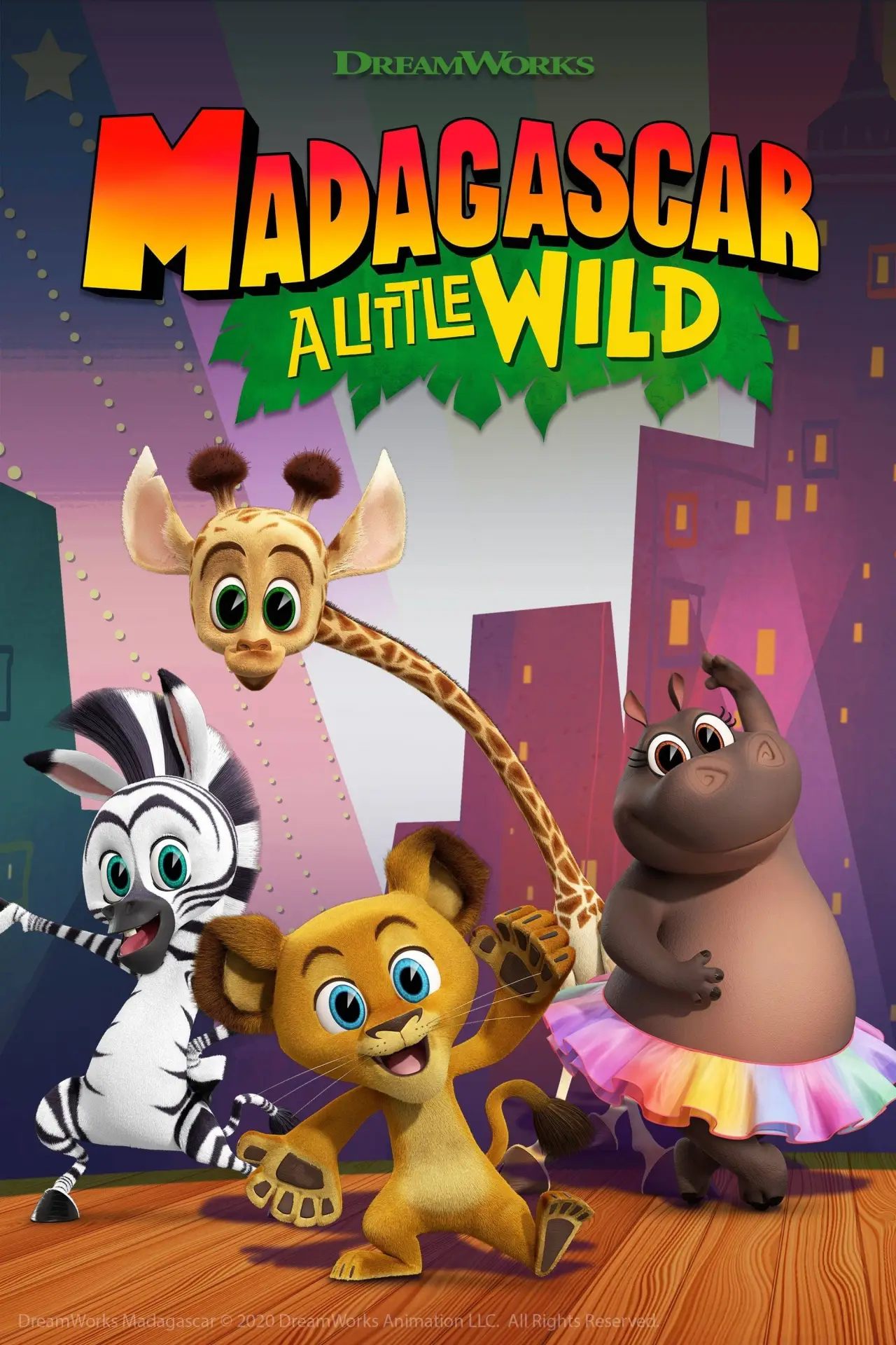 Постер к сериалу "Madagascar: A Little Wild"