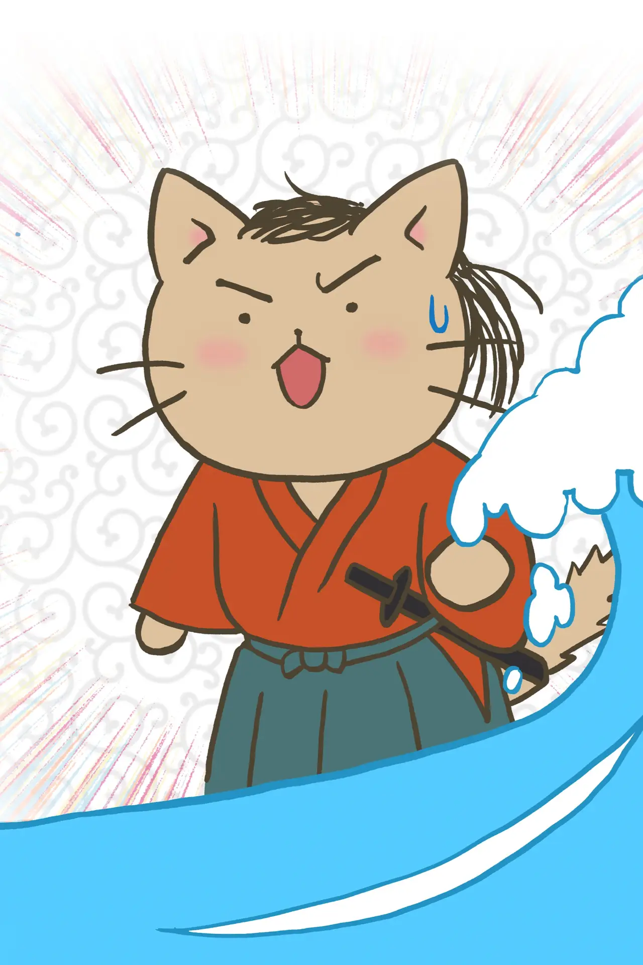 Series poster "Neko Neko Nihonshi"