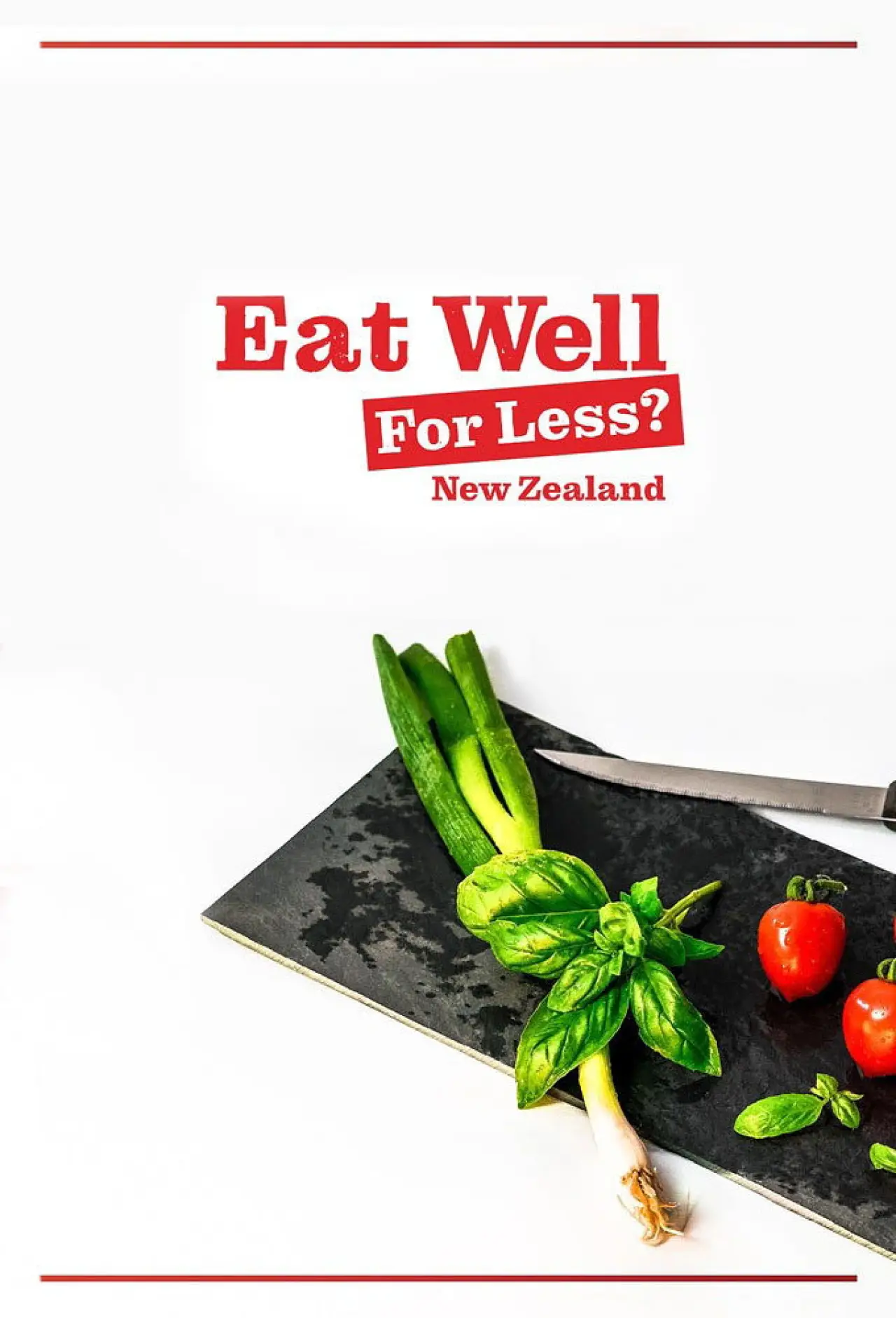 Series poster "Eat Well For Less New Zealand"
