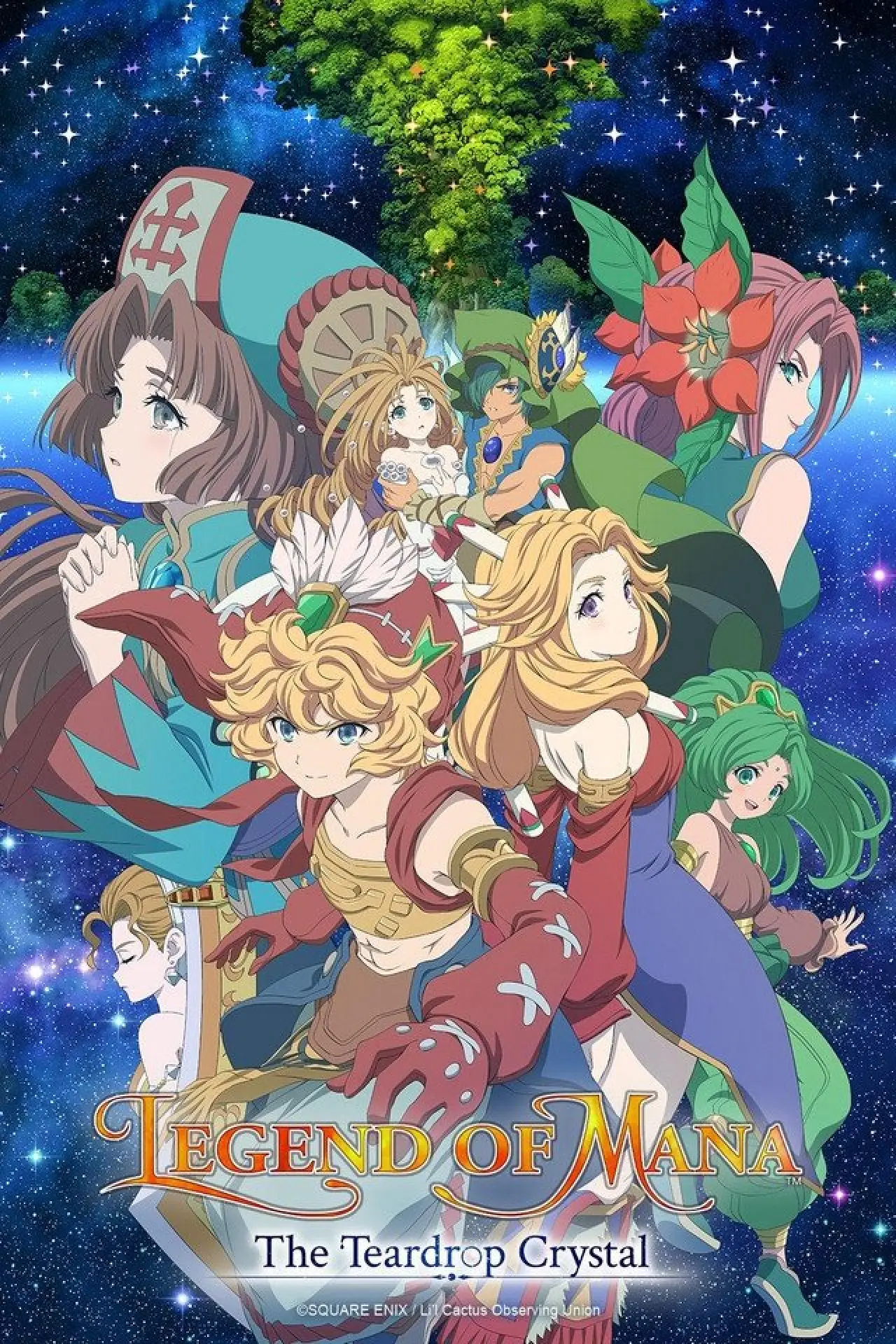 Series poster "Legend of Mana -The Teardrop Crystal-"