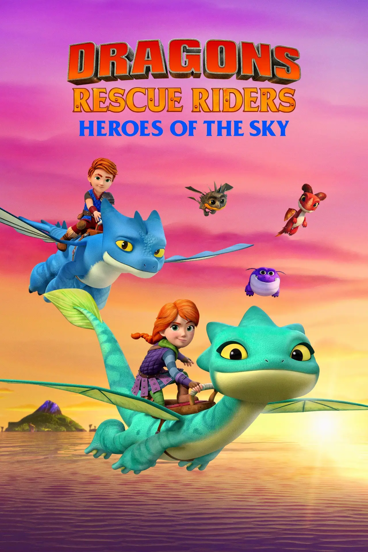 Series poster "Dragons Rescue Riders: Heroes of the Sky"