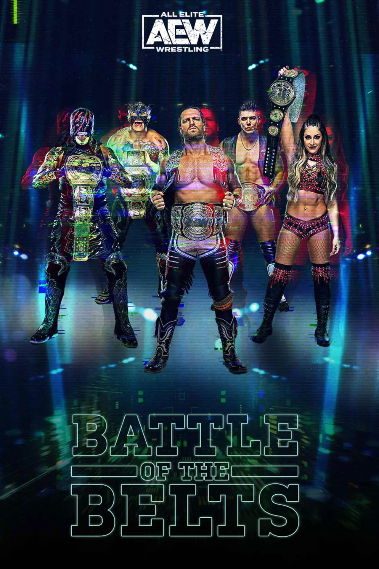 Series poster "All Elite Wrestling: Battle of the Belts"
