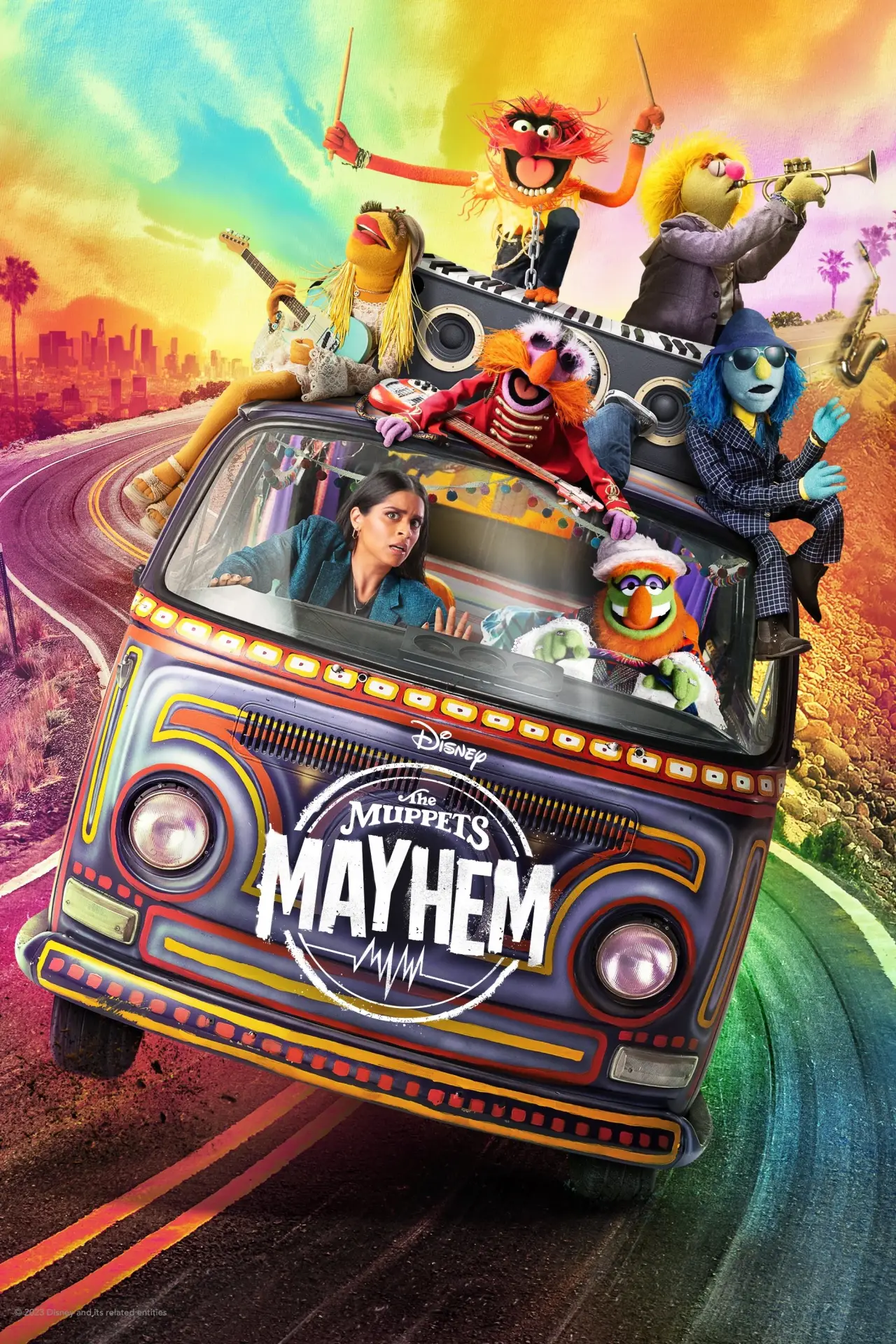 Series poster "The Muppets Mayhem"