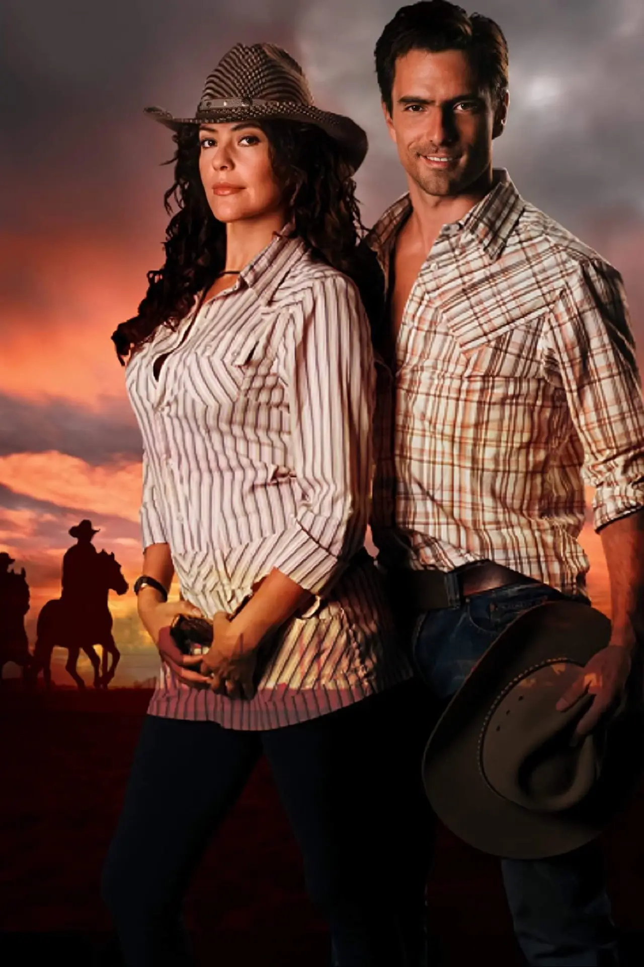 Series poster "La dama de troya"