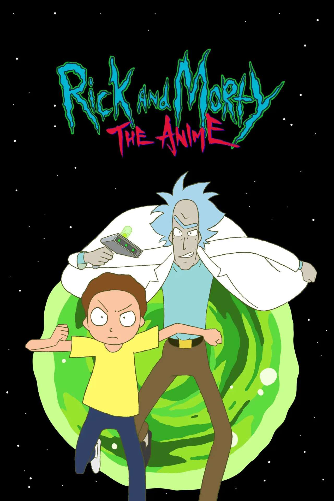 Постер к сериалу "Rick and Morty: The Anime"