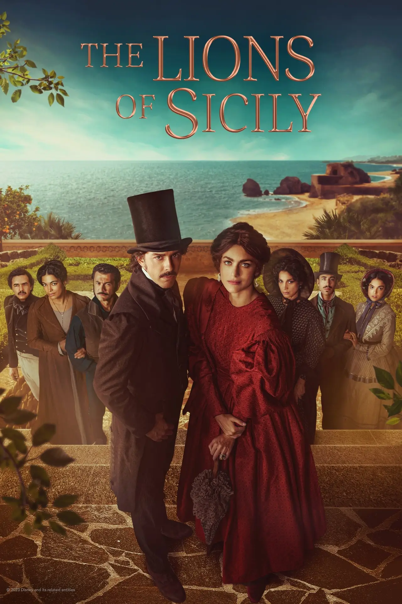 Series poster "The Lions of Sicily"