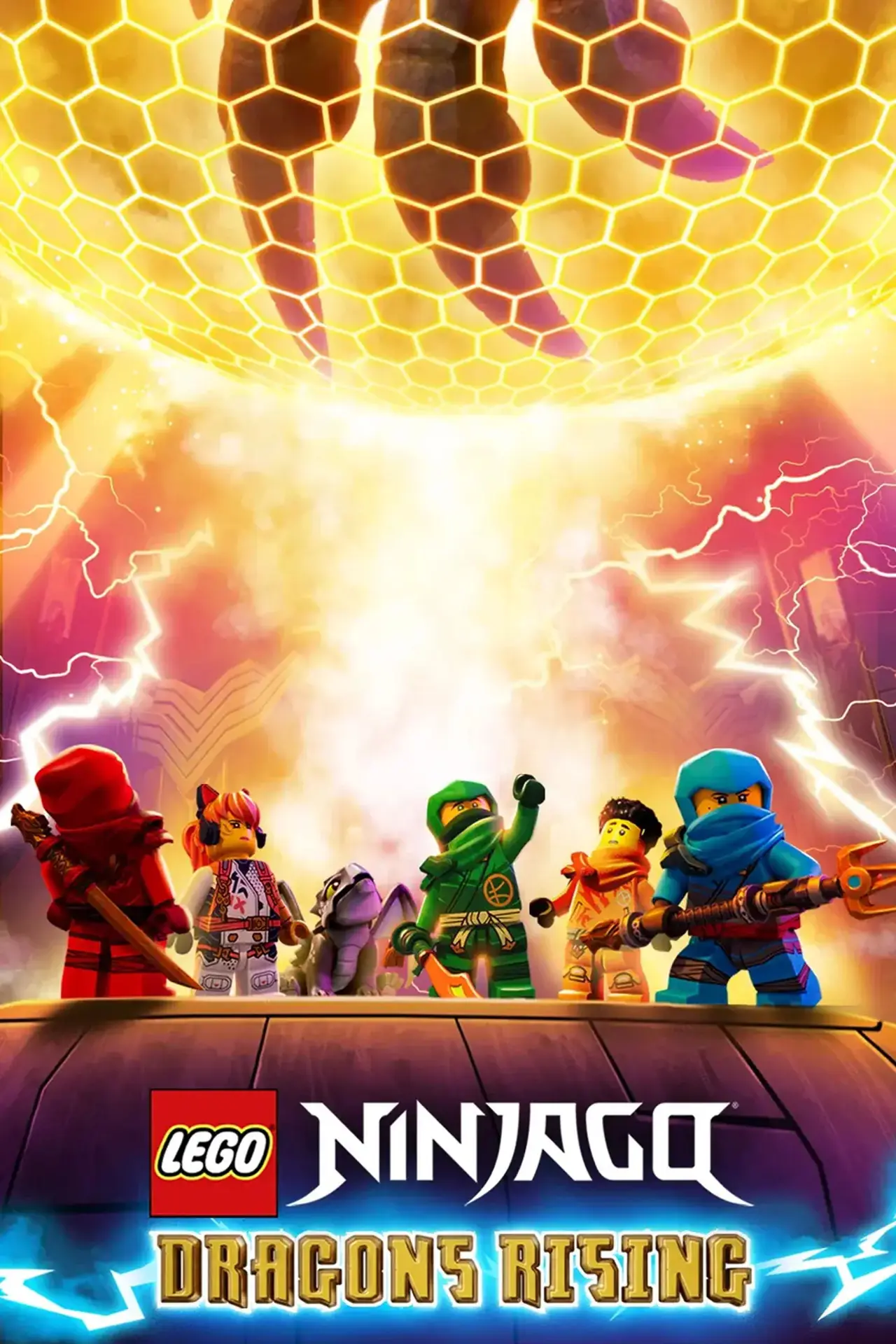 Series poster "LEGO Ninjago: Dragons Rising"