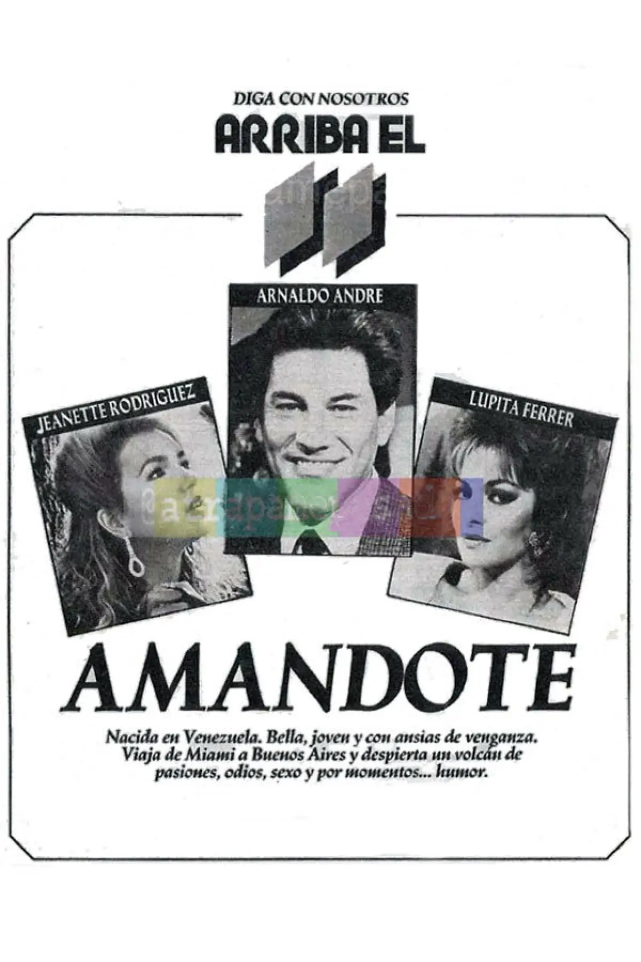 Series poster "Amándote"