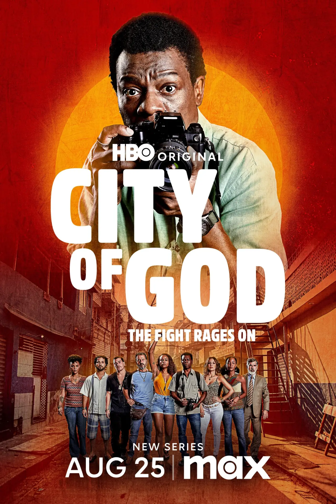 Series poster "City of God: The Fight Rages On"