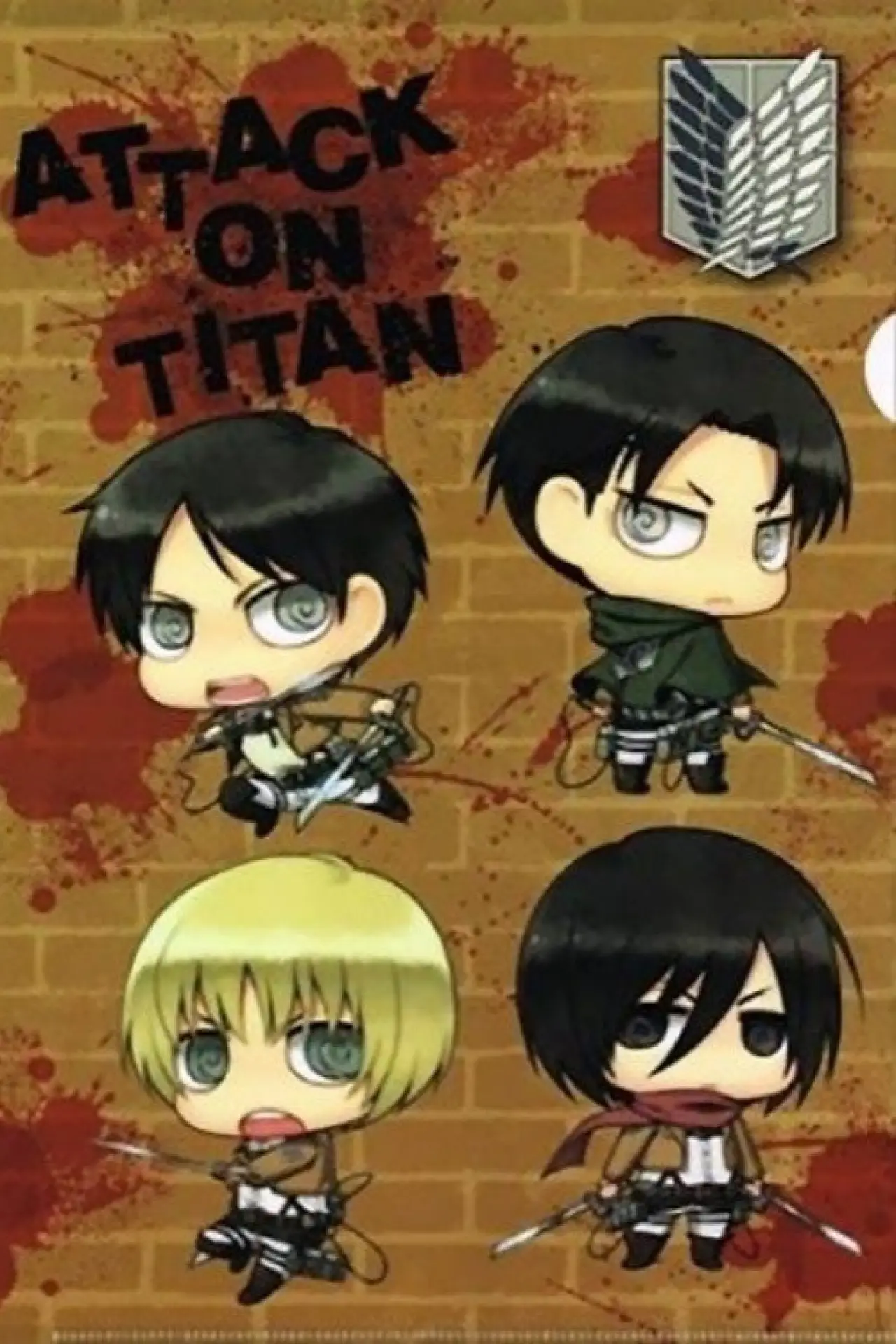 Series poster "Attack on Titan: Chibi Theater"